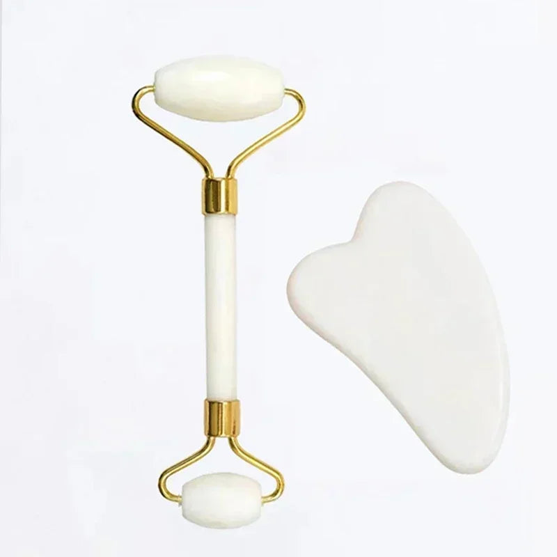 Natural Jade Roller Massager Gua Sha