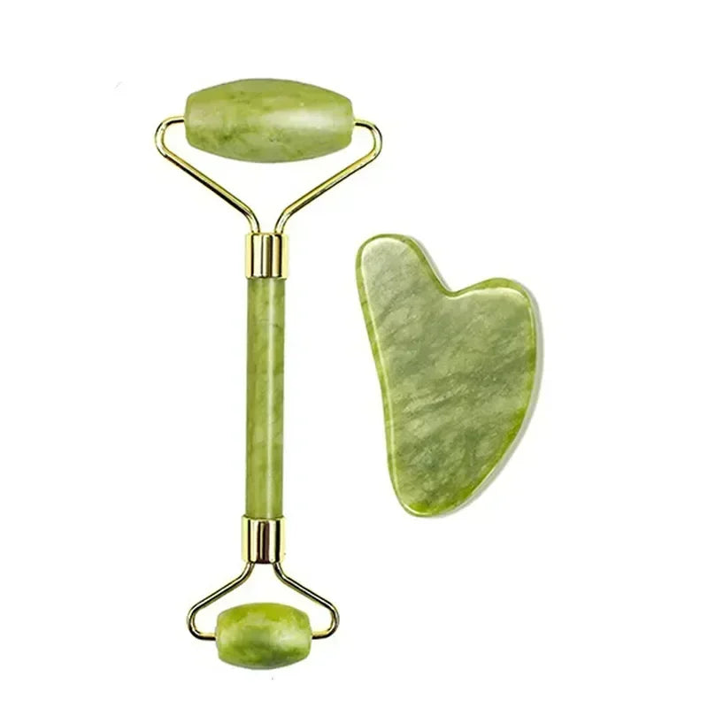 Natural Jade Roller Massager Gua Sha
